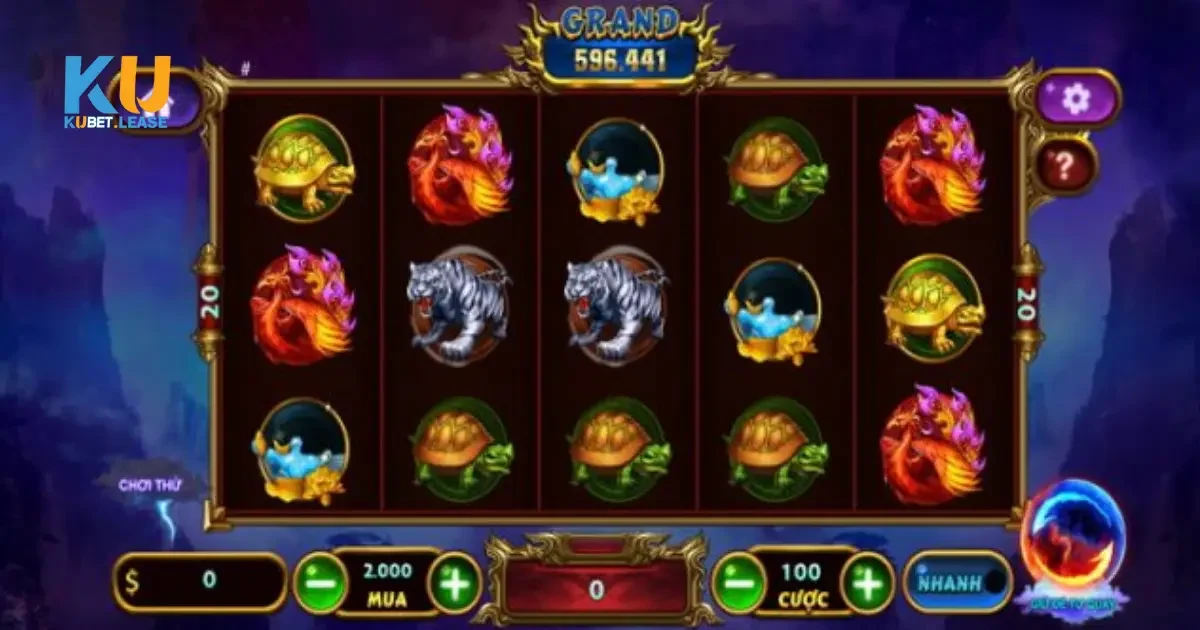 Chiến thuật quay slot Kho báu tứ linh giúp tối ưu lợi nhuận